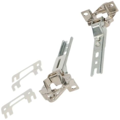 Lot de 2 Charnières de porte pour Réfrigérateur, Congélateur BOSCH 00268698 (1/2)