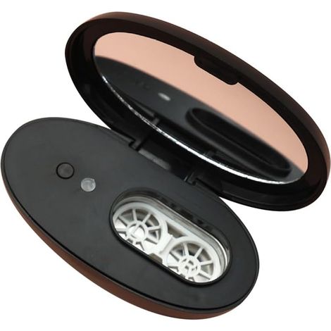 Nettoyeur de Boîtier de Lentilles de Contact Ultrasonique Portable - Machine Efficace de Déprotéinisation - Récipient de Nettoyage des Larmes (1/5)