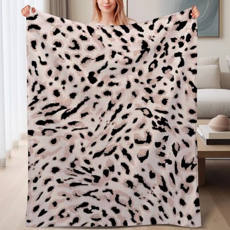 Couverture de lit en polaire, microfibre douce et confortable légère pour le printemps, décoration de salon, cadeau idéal pour femmes et hommes, 6080 pouces (1/4)