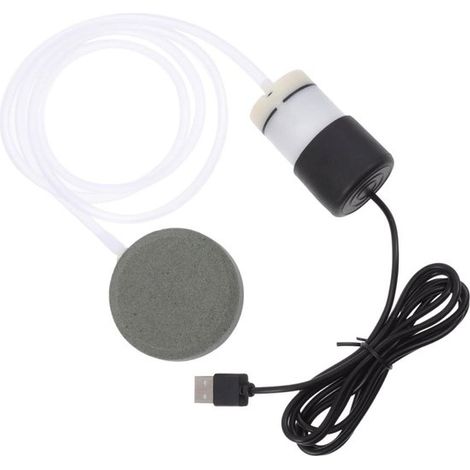 Aquarium-Sauerstoffpumpe – Aquarium-Luftpumpe – Aquarium-Sauerstoffverstärker – Geräuschloser Betrieb – 35 x 35 x 60 mm – Nicht spezifiziert (1/5)