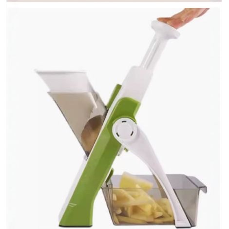 Mandoline à légumes manuel acier inoxydable 1 à 8 mm (1/4)