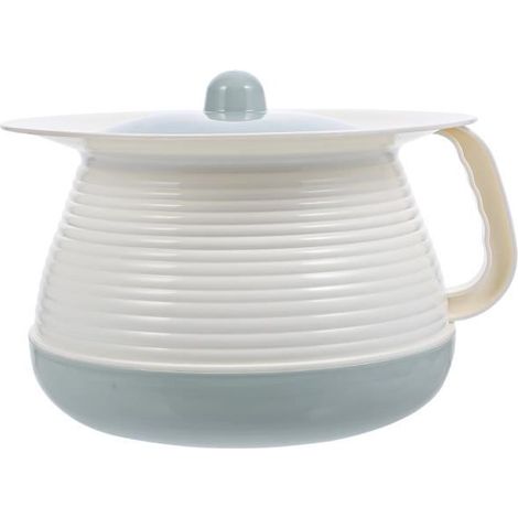 color Light blue Pot urinoir avec chambre à coucher pour adulte, Pot de toilette Portable avec couvercle (1/4)