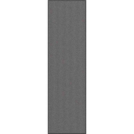 Felpudo antracita 115 x 400 cm antideslizante absorbe la suciedad felpudo de entrada de polipropileno antracita 020058102