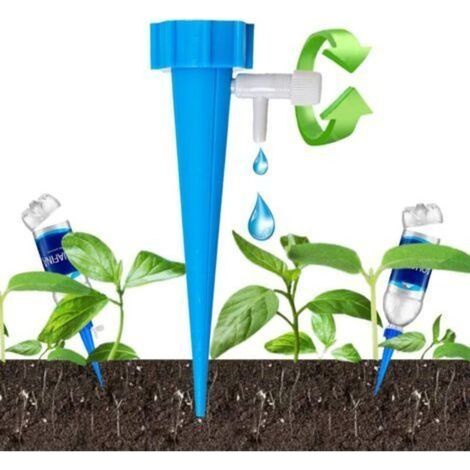 Pflanzenbewässerungssystem mit 12 verstellbaren Sprinklerspießen zur Bewässerung von Pflanzen und Blumen, ideal als Bewässerungssystem für die Feiertage (12-teilig) (1/3)
