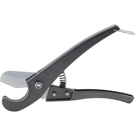 Noir,Coupe Tube et tuyau à une main professionnel rapide ciseaux de coupe de tube pour tuyau en PVC Coupes propres et droites Idéal pour plombiers, maison Handy Man et bricoleurs (1/3)