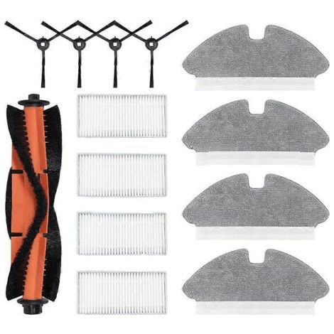 Pour Dreame Mova M1 / Trouver M1 / ROPO Laser Slim / Kewbily DL30 Pro Pièces détachées Brosse latérale principale Filtre Accessoires pour balai (1/5)