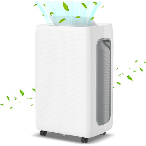 TolleTour 26L/día Deshumidificador móvil de 2 velocidades, secador de aire incl. depósito de agua de 4L y temporizador de 24H (1/5)