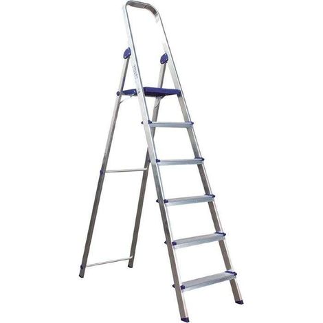 SVELT ESCALERA ALUMINIO TIJERA DOMESTICA 4 PELDAÑOS 1.00