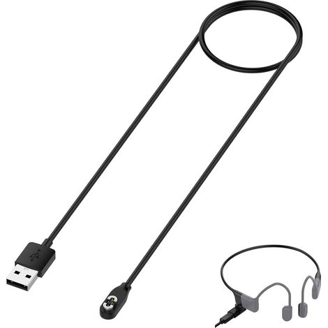 Cavo di ricarica, adattatore, compatibile con cuffie SHOKZ OpenSwim Pro (S710), cavo di ricarica USB magnetico, per cuffie Shokz Open Swim Pro S710, accessorio per cuffie (cavo di ricarica) (1/5)