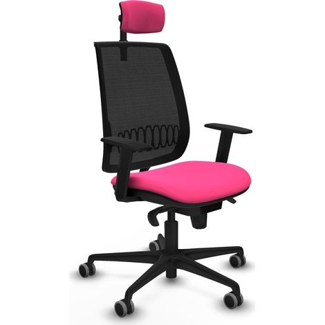 Silla de oficina piqueras y crespo Alares Syncro negro cuero sintético (1/2)