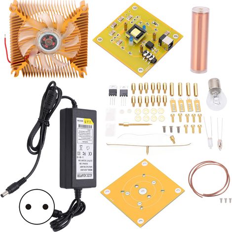 Kit de Bobine Musicale Détachable avec Outil d'Installation, Accessoires DIY pour Expériences d'Arc, Prise EU AC100-240V (1/5)