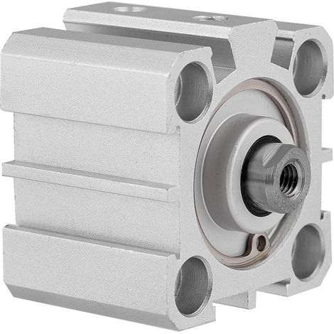 Cylindre pneumatique double effet en aluminium SDA25-10, alésage 25 mm, course 10 mm (1/5)