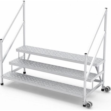 Plateforme 3 marches - Hauteur max. d'accès 2.70m - Largeur 2.15m - MP3-200-RLGCDG (1/5)