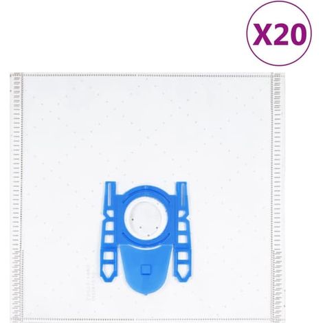 Sacs pour aspirateur vidaXL pour Bosch/Siemens DEFGH, 20 pièces. (1/5)