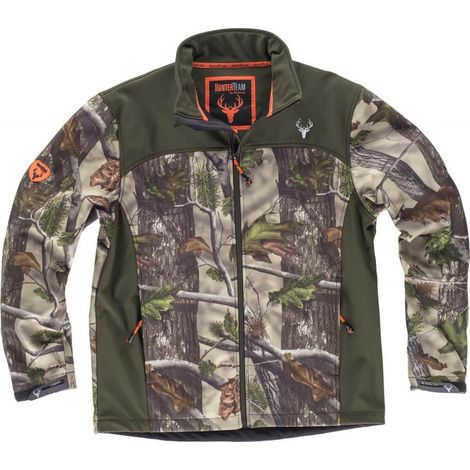 Chaqueta Workshell con motivos vegetales con bolsillos interiores WORKTEAM S8665