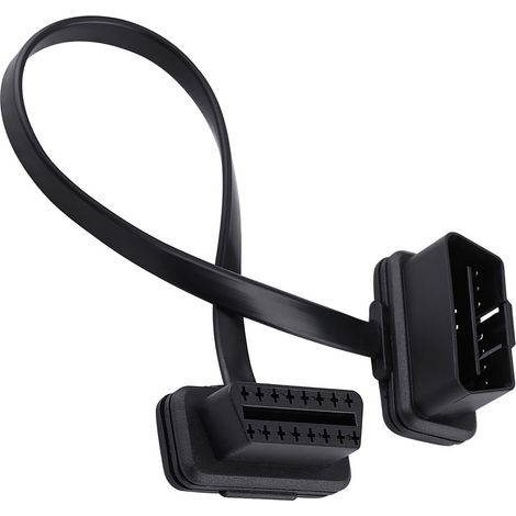 Câble d'extension OBD2 16 broches mâle-femelle pour diagnostic auto, longueur 30 cm (1/5)