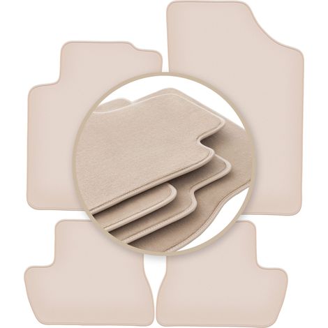 Premium-Fußmatten in Beige für: Citroen C2 Schrägheck 2003-2009 (1/5)
