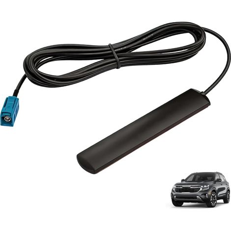 Antenne Voiture 4G LTE, Antenne WiFi Bluetooth Voiture avec Connecteur FAKRA 2,4 GHz 4G LTE, Antenne Aérienne Cachée Universelle pour CarPlay TCU, Module Bluetooth et Point d’Accès WiFi, Câble 3 m (1/5)