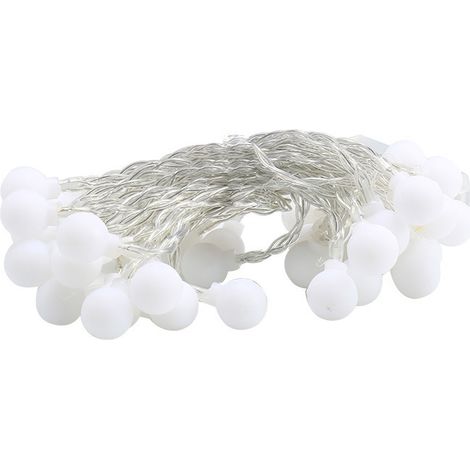 Guirlande lumineuse de 30 m avec 300 LED à boules - Lumière blanc chaud - Mariage, Noël, camping en plein air (1/5)