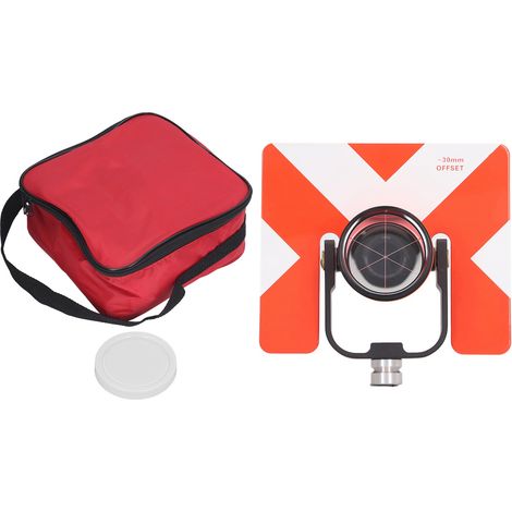 Schräges topografisches Prisma mit 64 mm effektivem Durchmesser und 0 oder -30 mm Linse für Totalstation. (1/5)