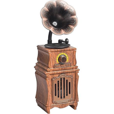 Enceinte Bluetooth 5.3 rétro, décoration vintage pour la salle et les fêtes en extérieur. (1/5)