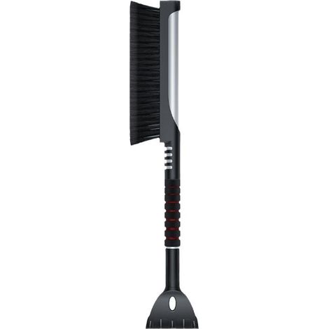 Grattoir à glace de voiture avec balai de 92 cm - Extensible - Avec poils à grand bord et poignée ergonomique antidérapante - Grattoir à neige stable - Pour voiture