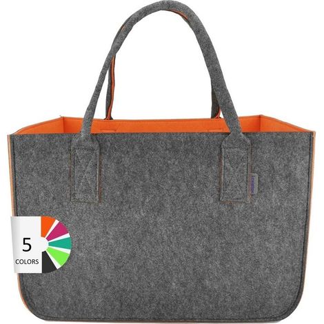 Borsa in feltro arancione Leviatano