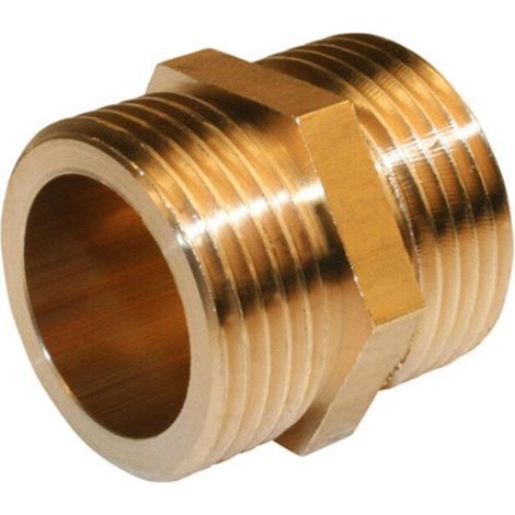 Raccordo filettato in ottone M 40 x 49 per rame QUICK PLOMBERIE