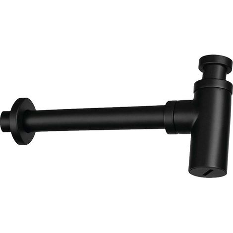 Deante Sifone da lavabo nero opaco design bottiglia