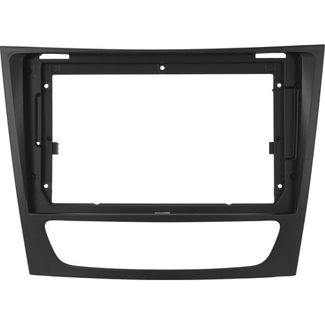 Adaptador de marco para radio de coche 2Din CD/DVD, kit de embellecedores para el salpicadero del estéreo del coche, placa frontal de 9 pulgadas para Clase E W211 (1/2)