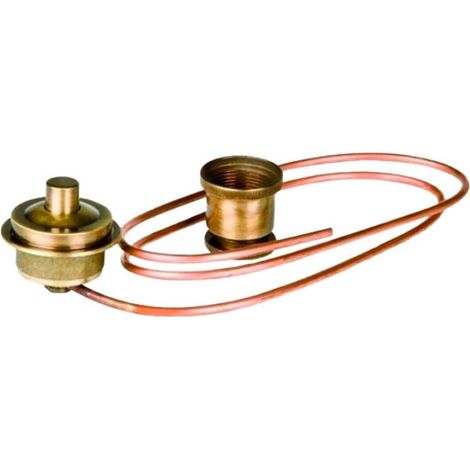 PULSANTE PER SIFONE TIPO CATIS BRONZATO Completo