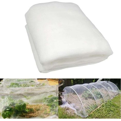 Filet Anti Insecte 3m x 10m, Filets pour Jardin, Filet Anti Insecte Potager, Maille Fine Anti-Insecte en Maille pour la Protection des Plantes, Fleurs, Légumes et Fruits (1/4)