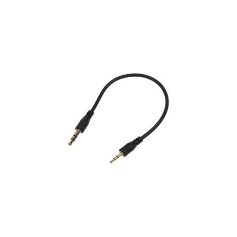 Câble audio stéréo rallonge 3,5 mm femelle vers 2,5 mm femelle – 18 cm – pour écouteurs, compatibilité universelle, qualité sonore haute fidélité