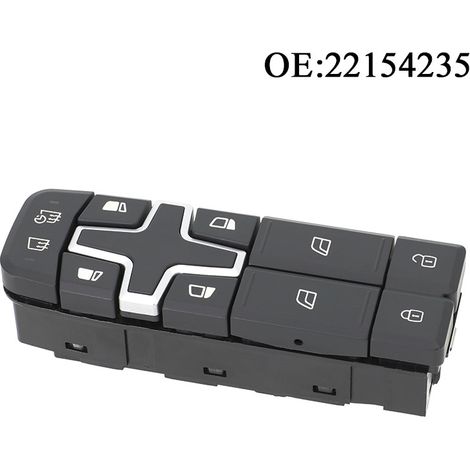 22154235 is a truck window regulator control unit for Volvo FH1996-2013 window regulator switches. (1/4)