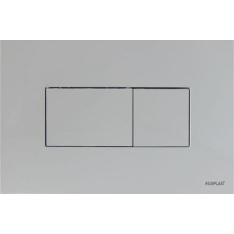 Regiplast – Bouton pneumatique pour WC Koło Slim – Blanc – Double chasse – Installation facile – Plastique haute qualité