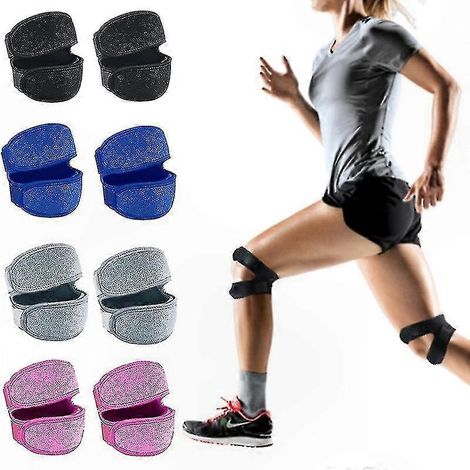 Verstellbare Kniescheibenstützbandage, 2er-Pack, für Damen und Herren, Sehnenentlastungsband für Sport, Arthritis und Schmerzmanagement (1/4)