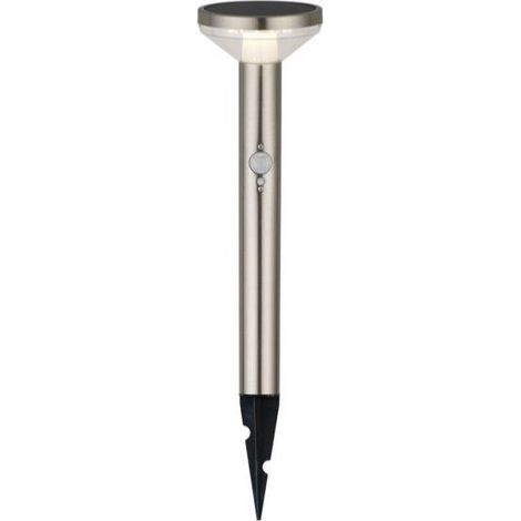 Spot à piquer LED Solaire 50cm IP44 avec detecteur de mouvement - 2W - SILUMEN (1/3)
