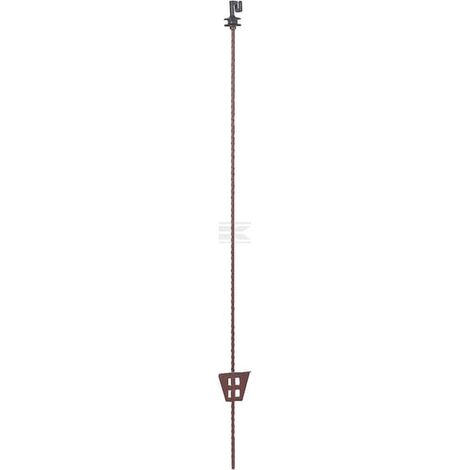Palo rotondo in acciaio da 107 cm con isolatore superiore 10pz AKO 441458P010