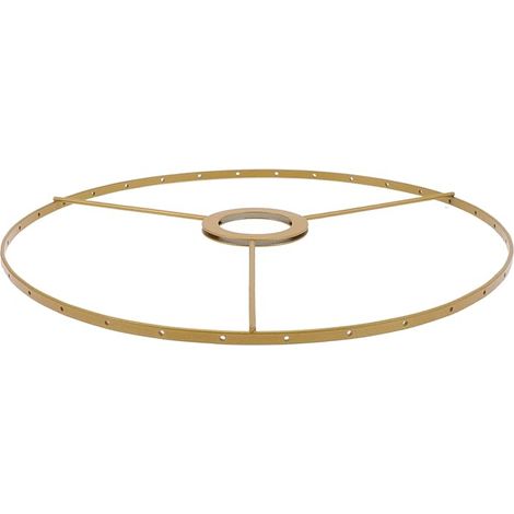 Cadre D'Abat-Jour 28.00 X 28.00 X 0.20In Anneau Lampe Diy Accessoire Abat-Jour Lampe Table Lustre (1/5)