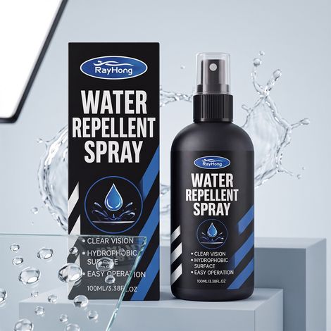 Autoglas-Imprägnierspray – Reinigt, poliert und imprägniert Autoglasoberflächen – 100 ml -- DE (1/5)