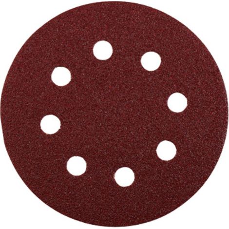 Kwb set 25 disques abrasifs 125 mm pour ponceuse excentrique gr 60-120-180 pour bois et me'tal par Einhell (1/3)