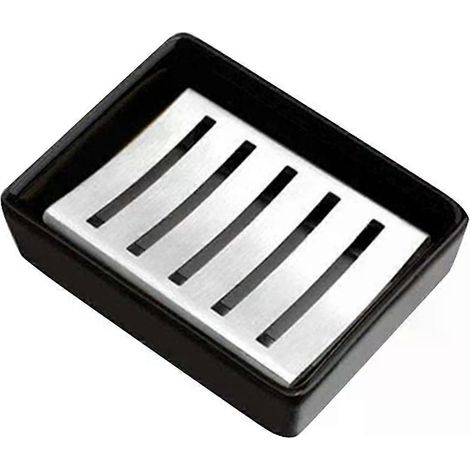 Porte-savon acier inoxydable pour douche appartement (1/5)