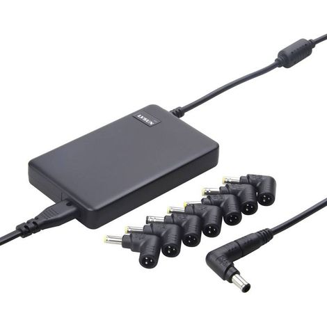LVSUN Ultra Slim Station de charge USB 90 W 1x USB-A, DC mâle 3.5 mm noir intérieure (1/5)