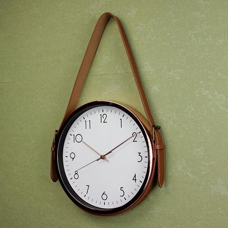 Horloge Murale Silencieuse 30 cm Design Moderne Métal pour Salon Cuisine - Pendule Quartz Suspendue Étanche, Cadran Noir, Décoration Murale (1/5)