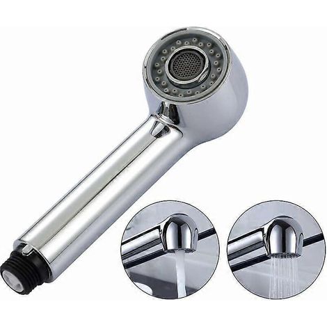 Handbrause, Teleskoparmatur, Küchenspüle, 2 Duschstrahlarten, Ersatz-Waschtischarmatur für Toilette, verzinkter Universal-Duschkopf