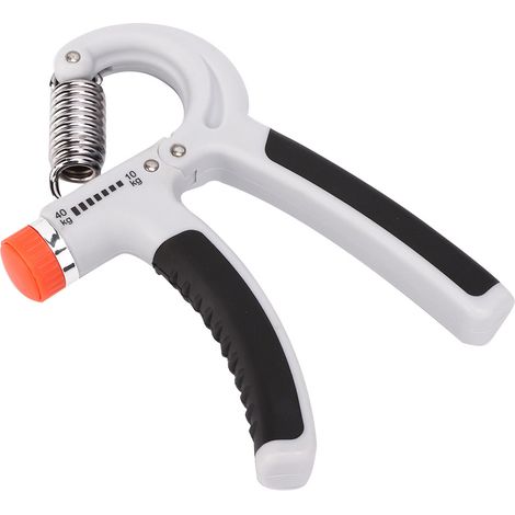 Poignée d'exercice pour les mains, résistance réglable de 10 à 40 kg, outil de renforcement des doigts et des poignets, gris (1/5)