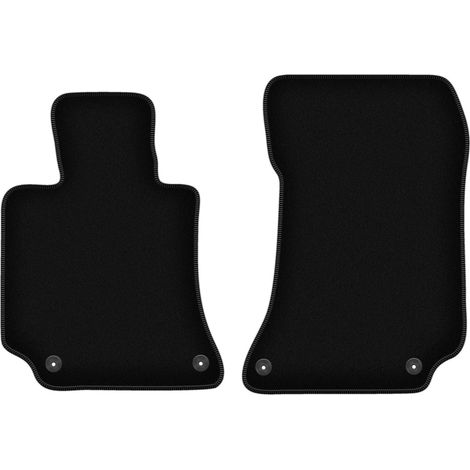 Alfombrillas delanteras de terciopelo BASIC para Mercedes CLS W218 coupé (2009-2016) (1/5)