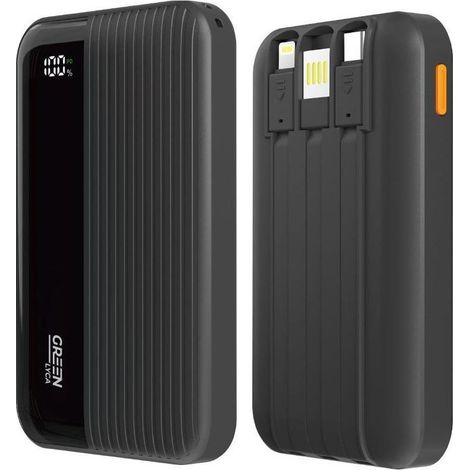 Power Bank 10000mAh com Tela LED Digital (PD 22.5W) (1/2)