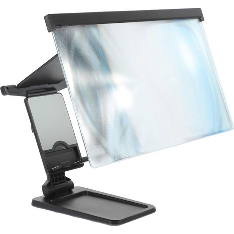 amplificateur d'écran de téléphone portable anti-lumière bleue (noir)-25.50X16.30X2.20CM-Black (1/4)