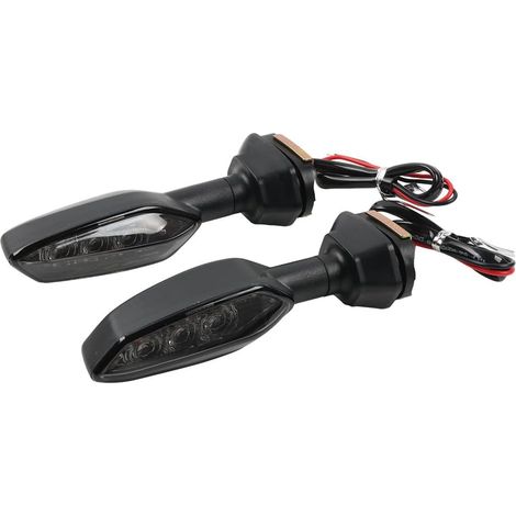 Clignotant Moto LED 12V - Lot de 2 - ABS et Verre - Haute Luminosité Ambre - Pour Kawasaki Ninja Z (1/5)